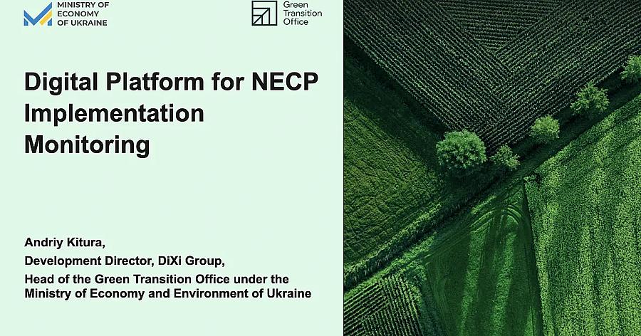 The Green Transition Office presents the NECP monitoring platform to international partners
