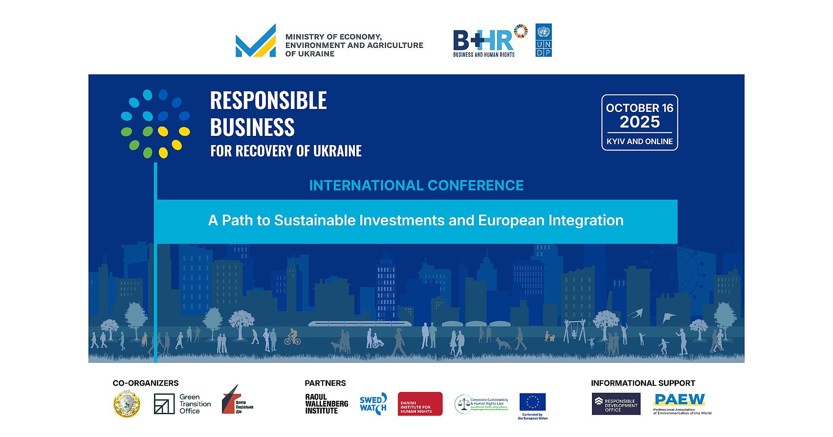 International Conference "Responsible Business for Ukraine