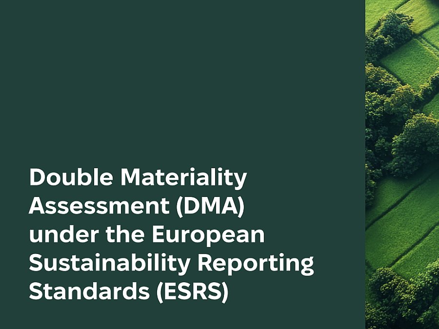 Double Materiality Assessment (DMA) under the European Sustainability Reporting Standards (ESRS)